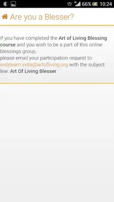 Blessing android App screenshot 1